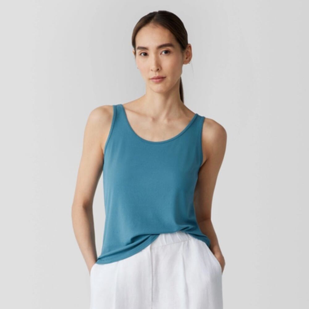 $108 Like new! Eileen Fisher Soft Stretch Jersey Tank - Small
